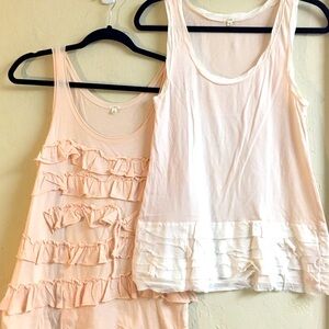 J Crew 100% Cotton Tank Tops Bundle Size Small